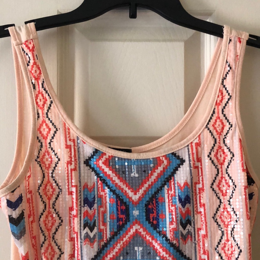 Lily&Lola sequined tank top size 3 - M